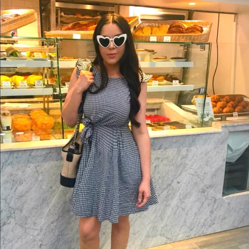 Gingham summer dress